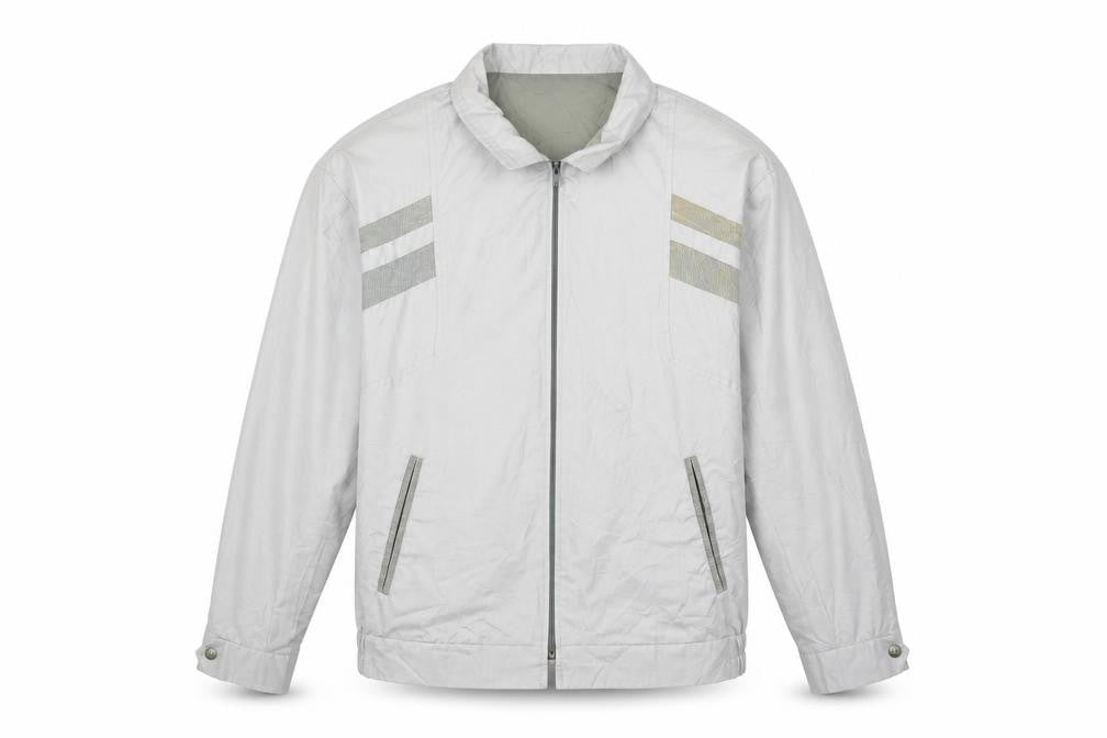 Mens UK Size L Greenwoods Grey Windbreaker Coat