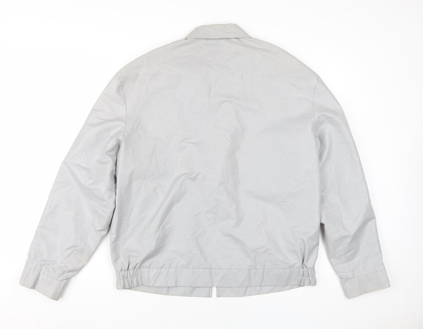 Mens UK Size L Greenwoods Grey Windbreaker Coat
