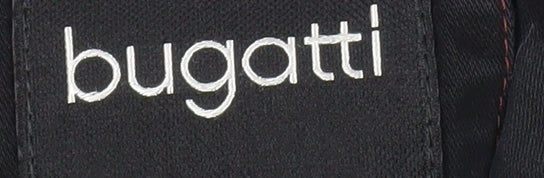 Bugatti Men's Black Cotton Blazer, Size 44R (Est), Casual Wear
