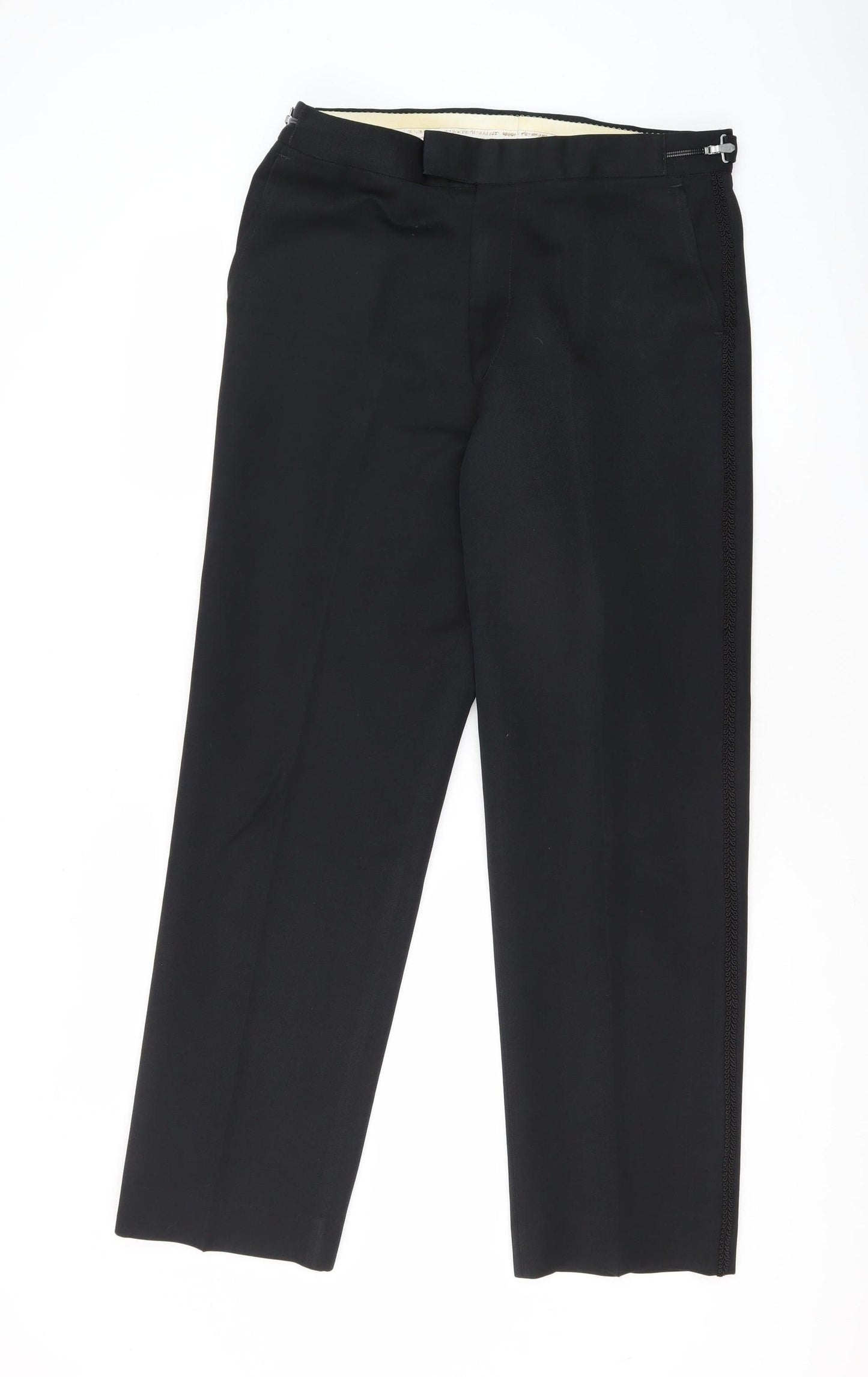 Lambourne Men's Black Dress Pants, Size 32, Formal