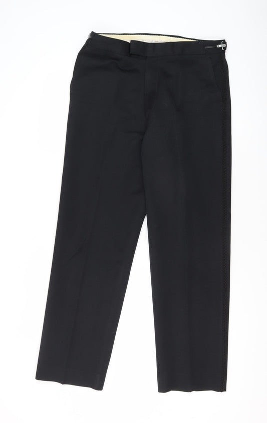 Lambourne Men's Black Dress Pants, Size 32, Formal