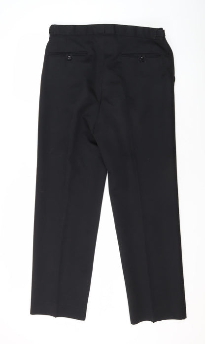 Lambourne Men's Black Dress Pants, Size 32, Formal