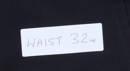 Lambourne Men's Black Dress Pants, Size 32, Formal