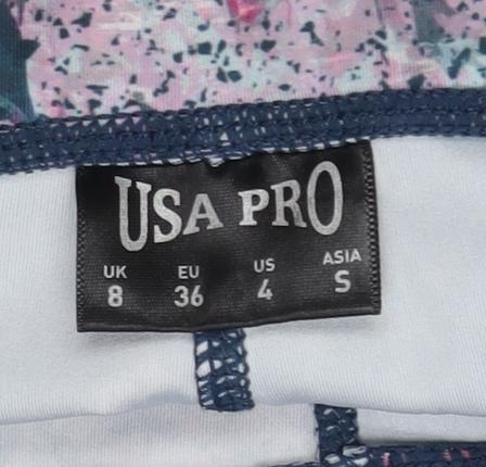 USA Pro Women's Multicoloured Leggings Size 8