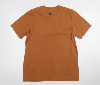 KONCEPT Men’s Orange Large Crew Neck Athletic T-Shirt