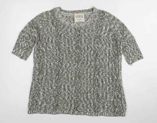 Womens UK Size 10 Soulcal Grey Jumper Jumper