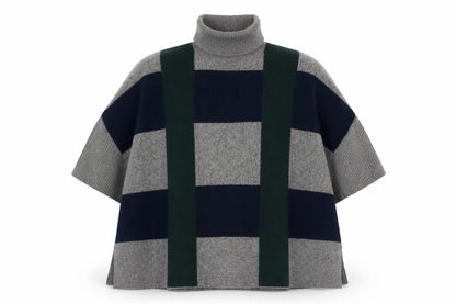 Womens UK Size L VERO MODA Multicoloured Cape Jumper