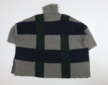 Womens UK Size L VERO MODA Multicoloured Cape Jumper