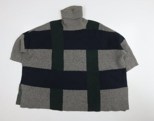 Womens UK Size L VERO MODA Multicoloured Cape Jumper