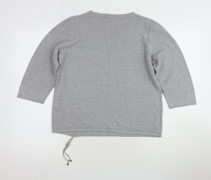 Womens UK Size 14 Rabe Grey Pullover Jumper