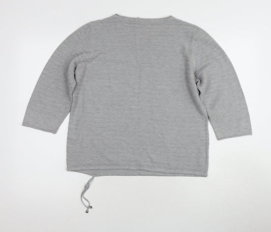 Womens UK Size 14 Rabe Grey Pullover Jumper
