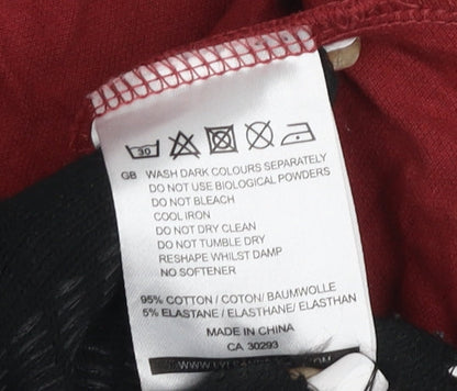 Lyle & Scott Men’s Red Medium Short Sleeve Polo