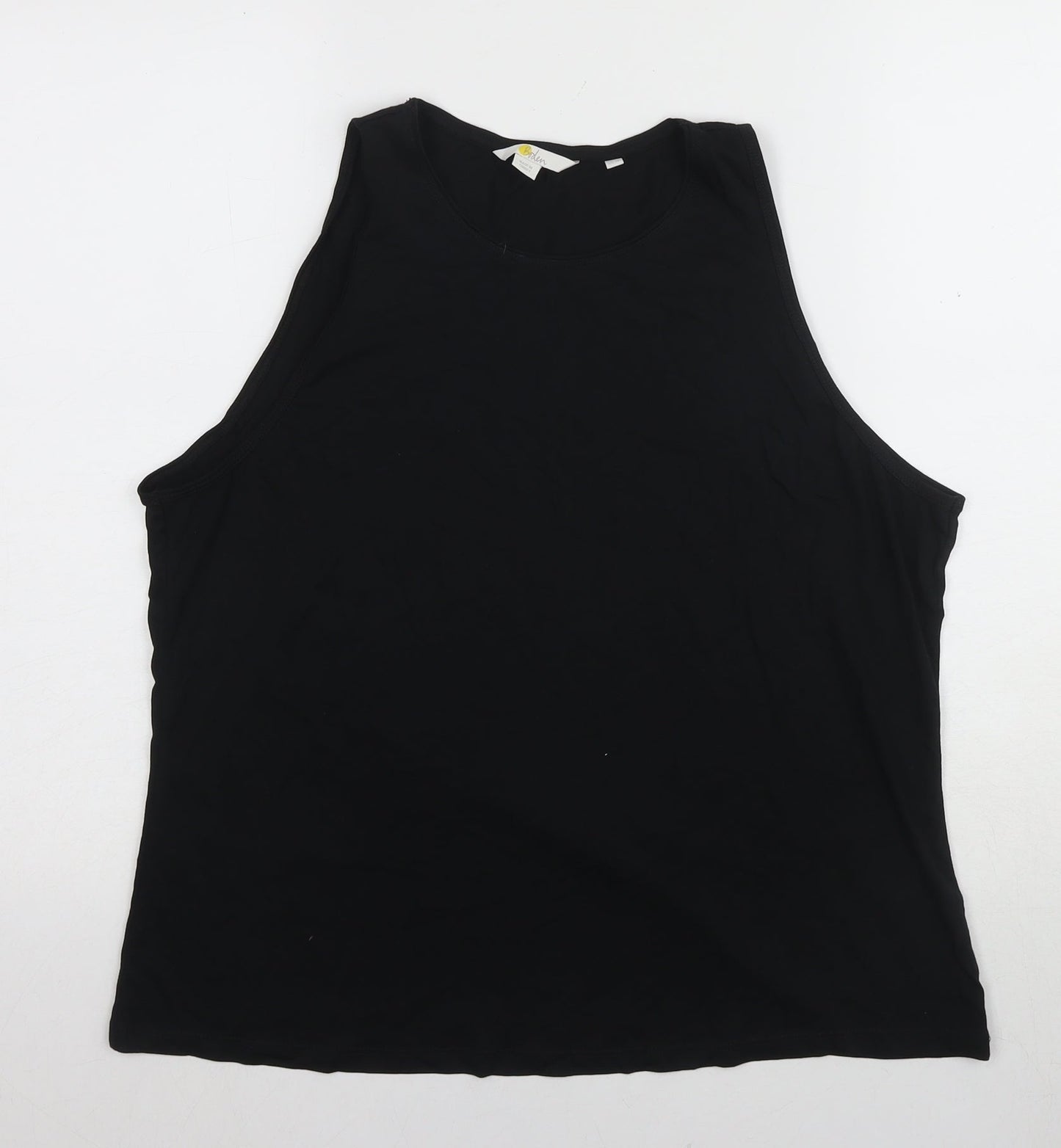 Womens UK Size 18 Yessica Black Basic Tank