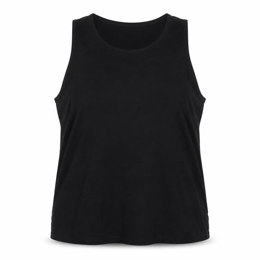 Womens UK Size 18 Yessica Black Basic Tank