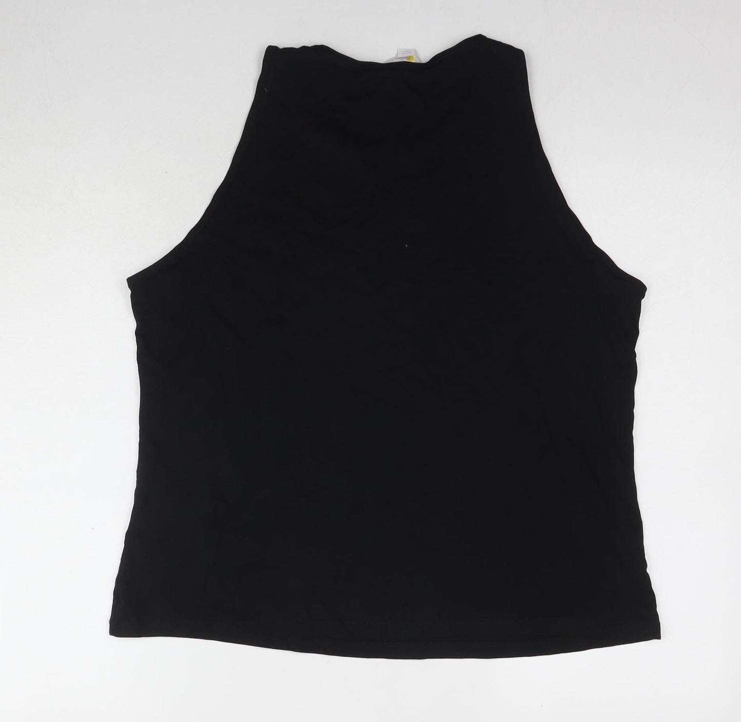 Womens UK Size 18 Yessica Black Basic Tank