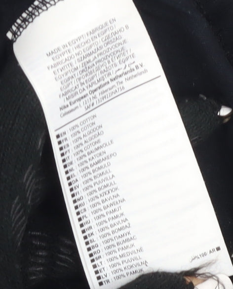 Nike Men's Medium Black Athletic Short Sleeve T-Shirt