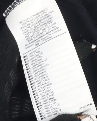 Nike Men's Medium Black Athletic Short Sleeve T-Shirt