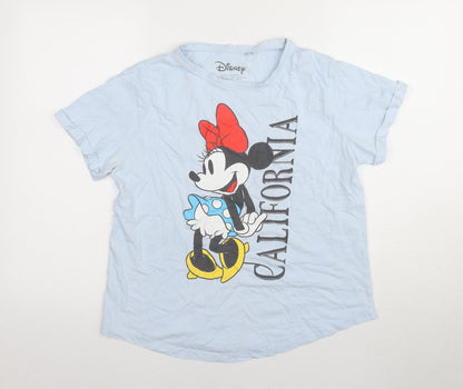 Disney Women's Blue Minnie Mouse Chemise Nightshirt - Size 10