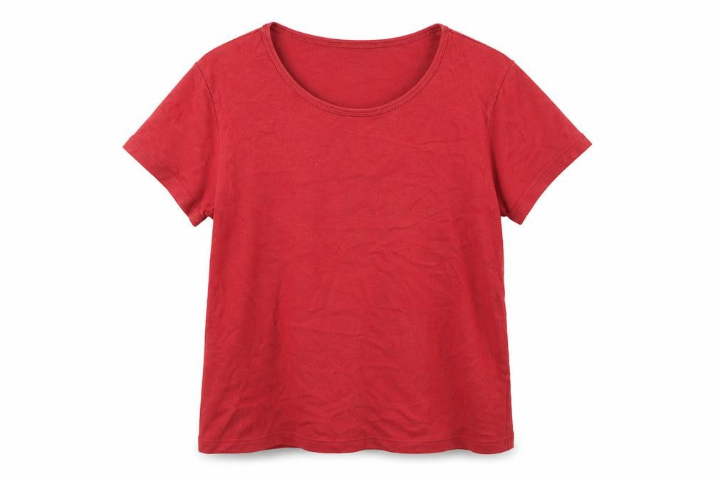 Womens UK Size M EWM Red Basic T-Shirt