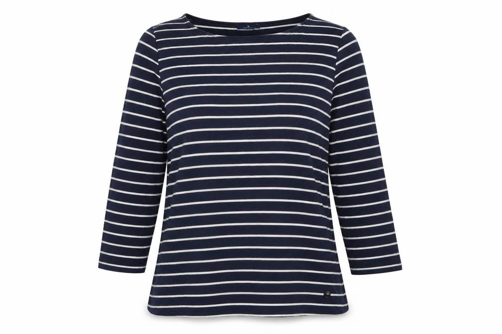 Womens UK Size L TOM TAILOR Blue Basic T-Shirt