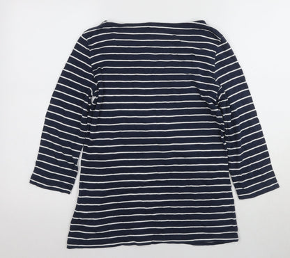 Womens UK Size L TOM TAILOR Blue Basic T-Shirt