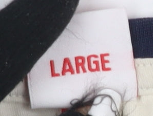 Kappa Men's Beige Graphic Print Large T-Shirt