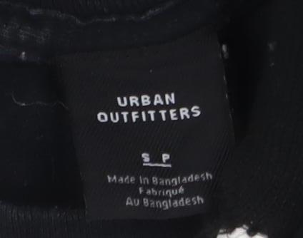 Urban Outfitters Men's Black Long Sleeve Music Tee