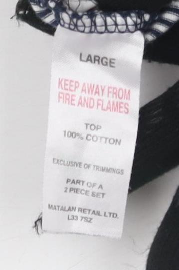 Matalan Men's Striped Multicoloured Zebra Cotton T-Shirt Large