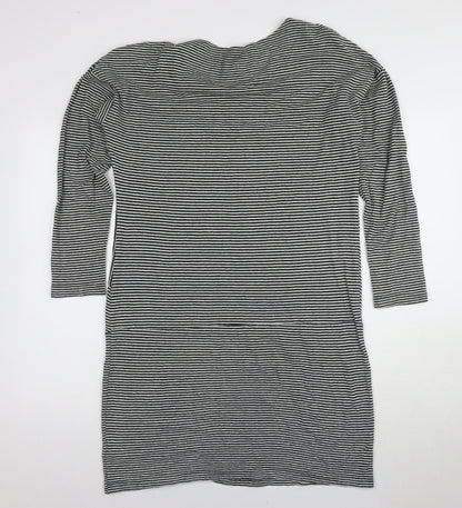 Komodo Women's Black Striped Shift Dress