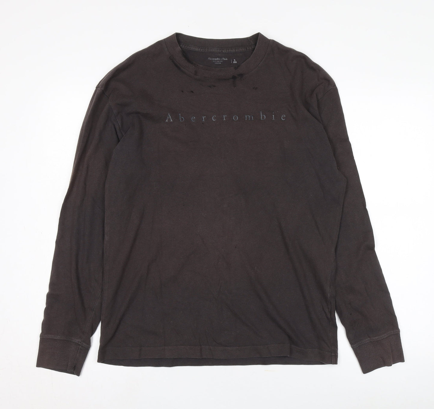 Abercrombie & Fitch Brown Men's Long Sleeve T-Shirt S