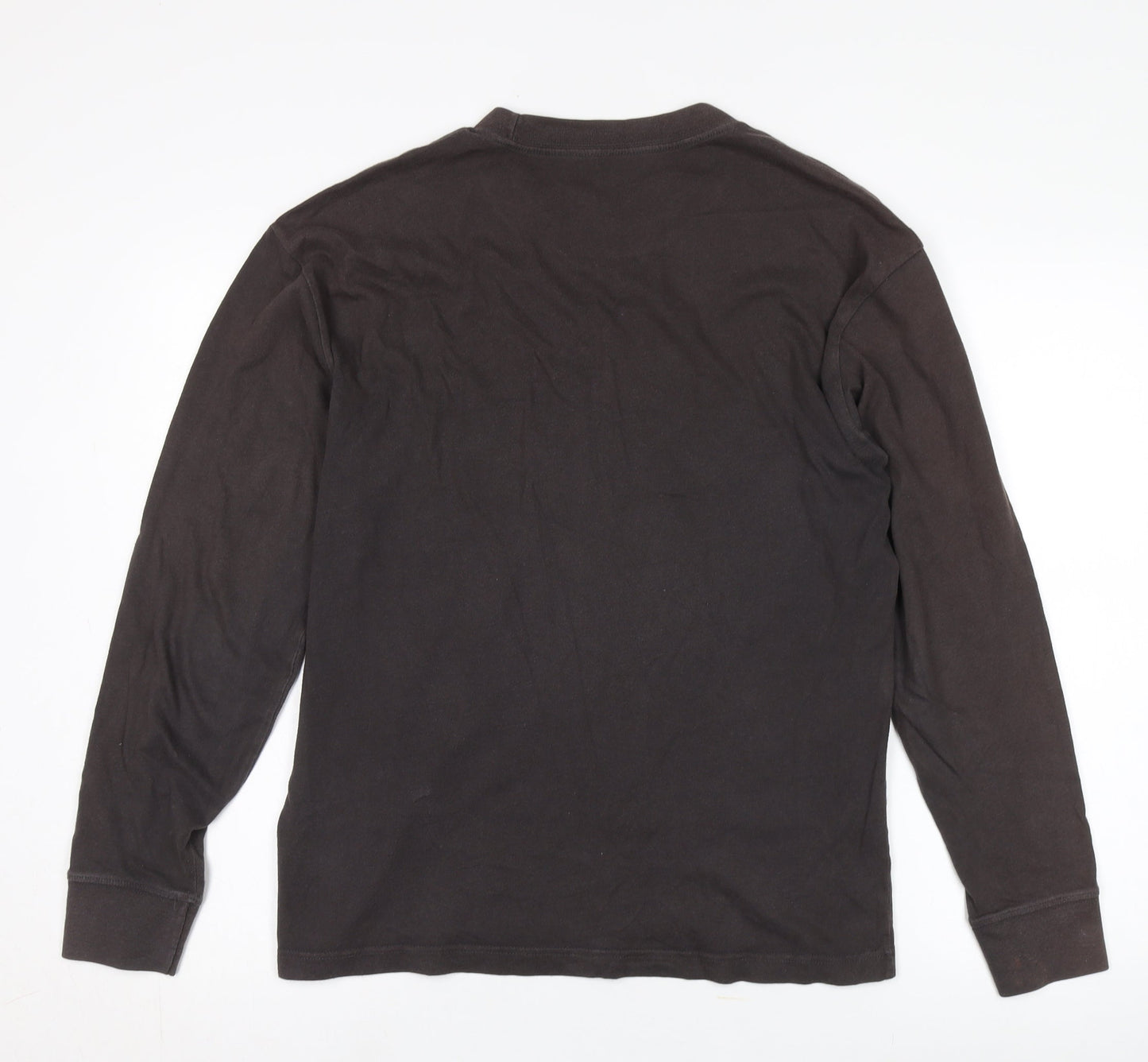 Abercrombie & Fitch Brown Men's Long Sleeve T-Shirt S