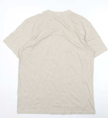 Mens UK Size M Cotton Traders Beige  T-Shirt