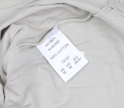Mens UK Size M Cotton Traders Beige  T-Shirt