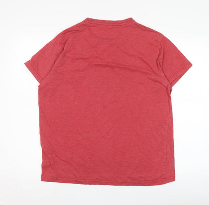 Trespass Men's Red Graphic Travel T-Shirt, Size M