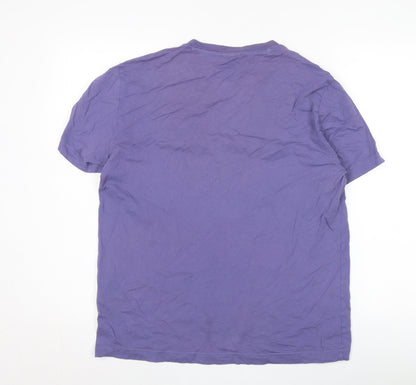 Mens UK Size M Champion Purple  T-Shirt