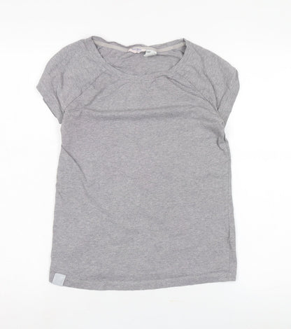 Womens UK Size S Reebok Grey Basic T-Shirt