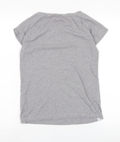 Womens UK Size S Reebok Grey Basic T-Shirt