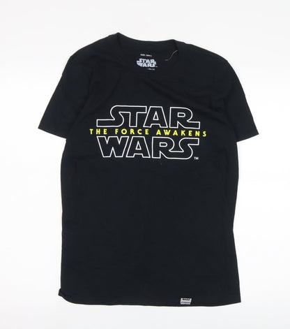 Star Wars Men’s Black T-Shirt Small Movie Graphic