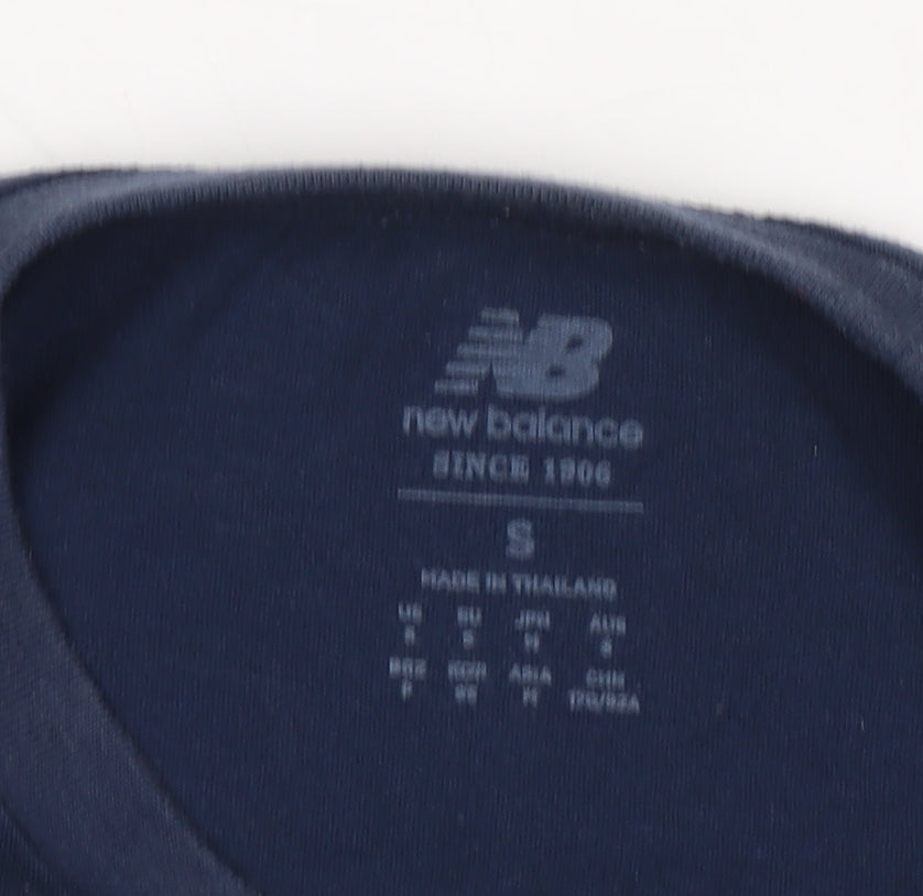 New Balance Men's Blue Graphic Print T-Shirt S