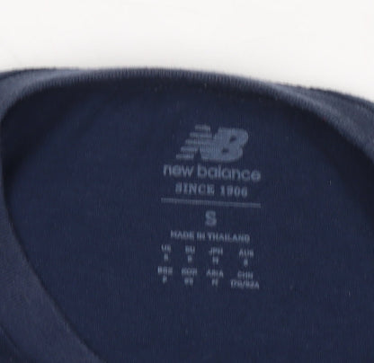 New Balance Men's Blue Graphic Print T-Shirt S