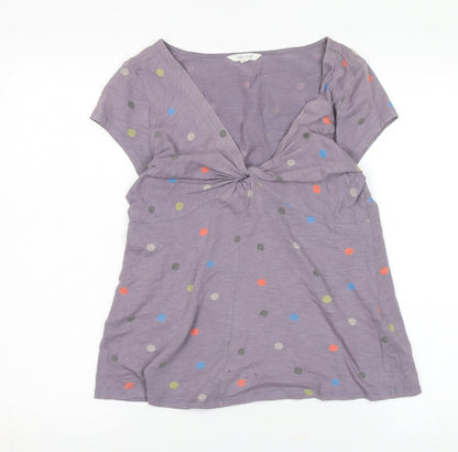 Womens UK Size 12 White Stuff Purple  T-Shirt