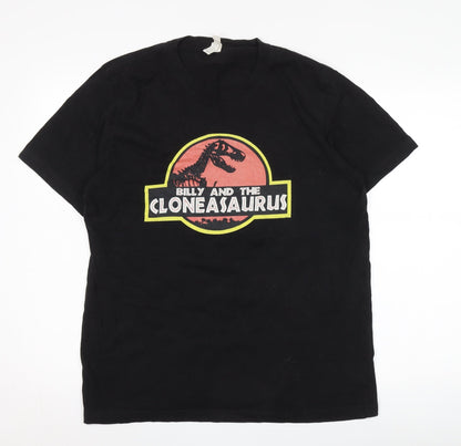 Mens UK Size L Bella + Canvas Black  T-Shirt