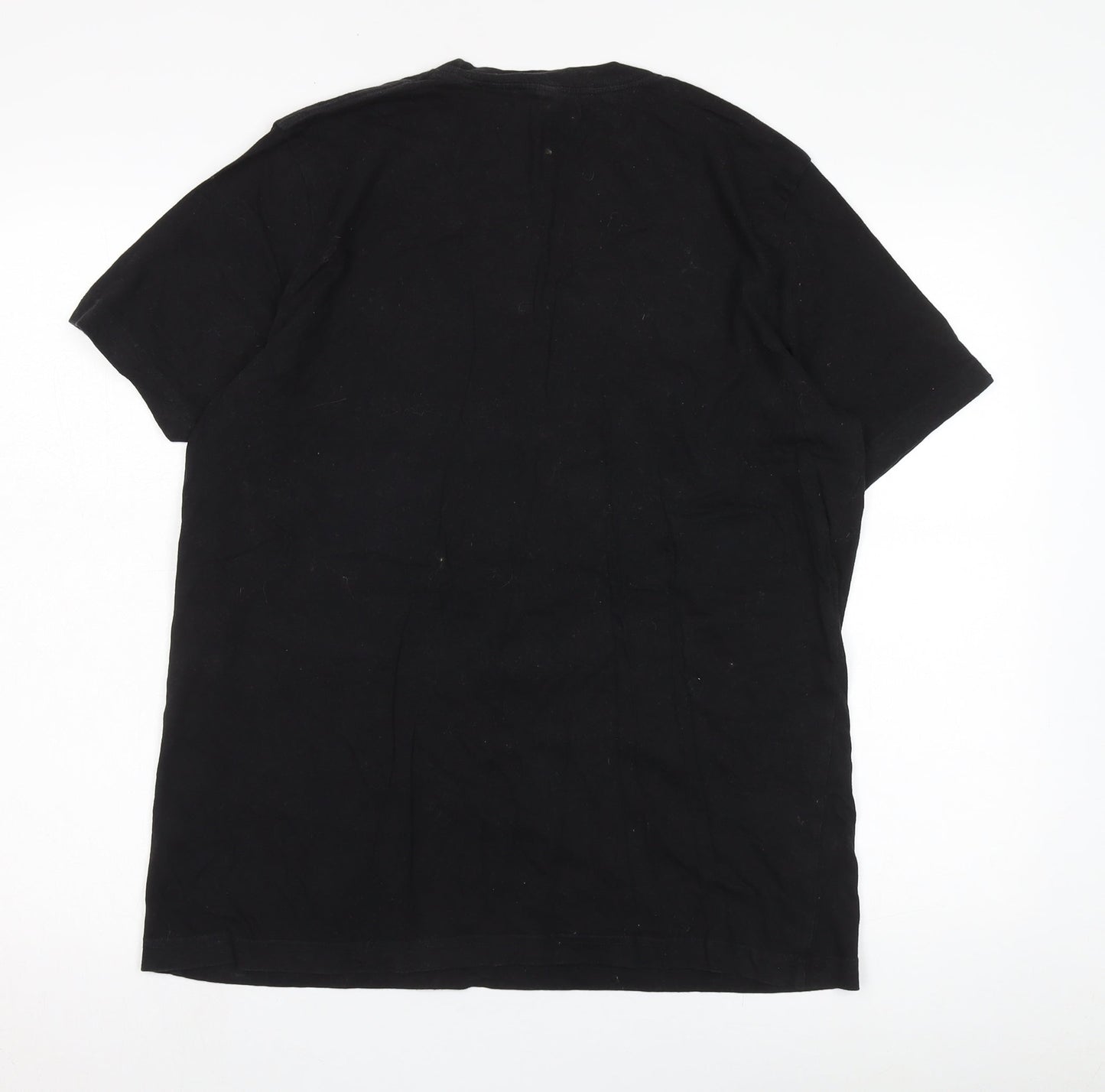 Mens UK Size L Bella + Canvas Black  T-Shirt