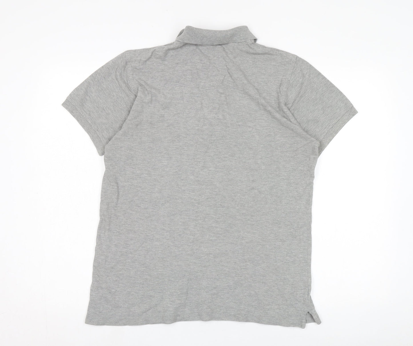 Lyle & Scott Men's Grey Polo Shirt, Size S, Short Sleeve