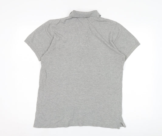 Lyle & Scott Men's Grey Polo Shirt, Size S, Short Sleeve