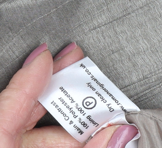 Roman Originals Women's Beige Floral Blazer Jacket 12