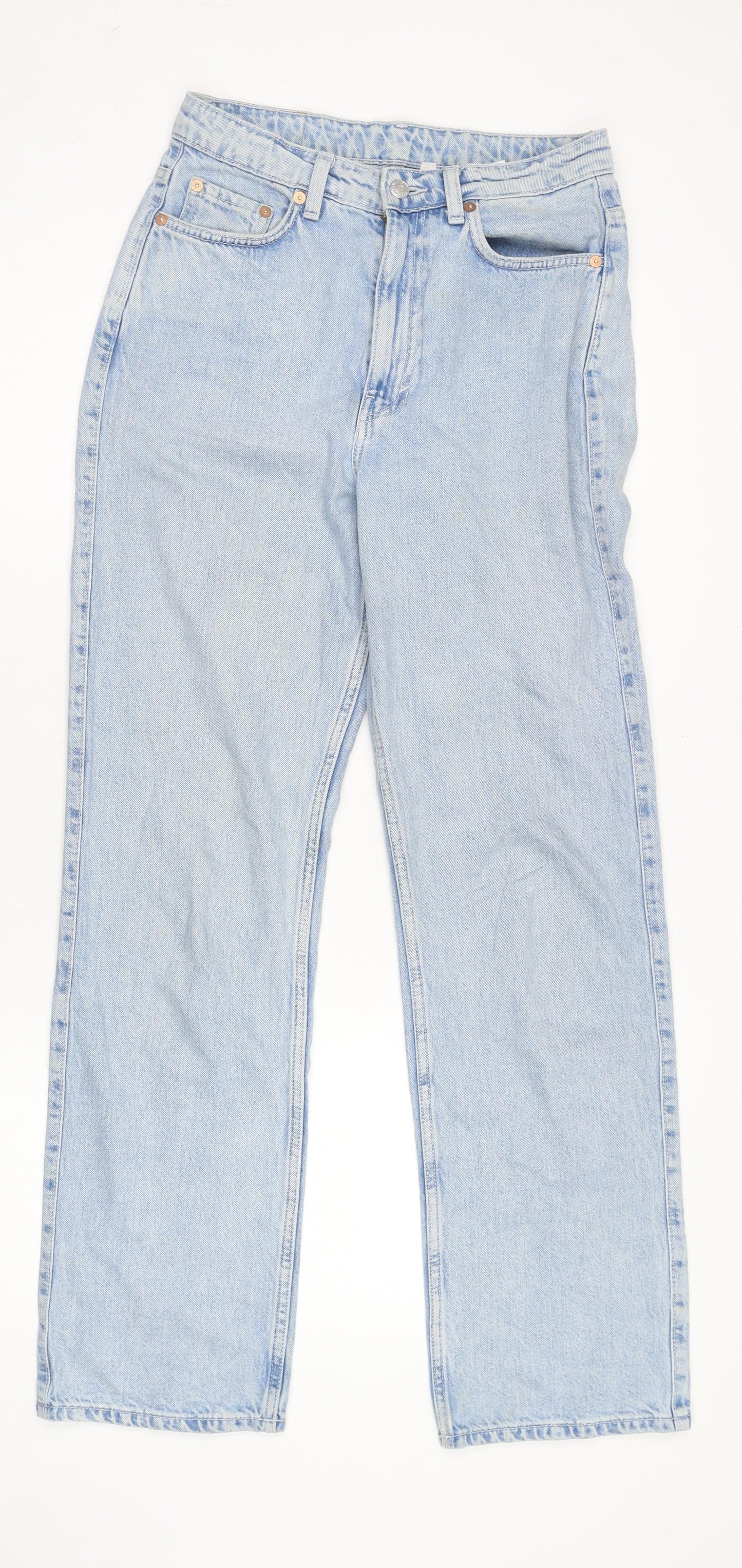 Weekday Men's Light Blue Straight Denim Jeans