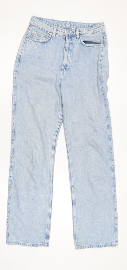 Weekday Men's Light Blue Straight Denim Jeans