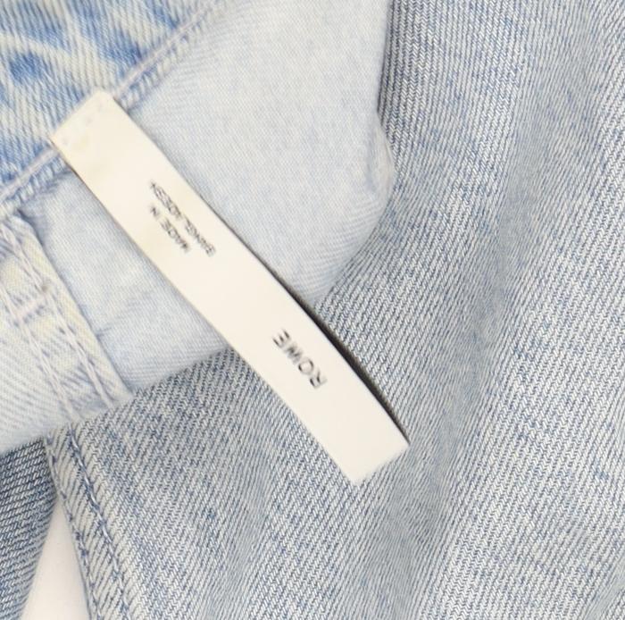 Weekday Men's Light Blue Straight Denim Jeans