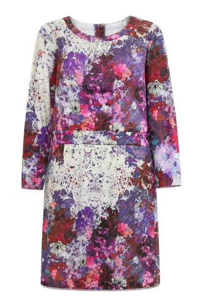 H&M Women's Multicoloured Shift Dress Size 8